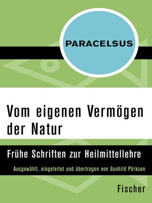 cover image of Vom eigenen Vermögen der Natur